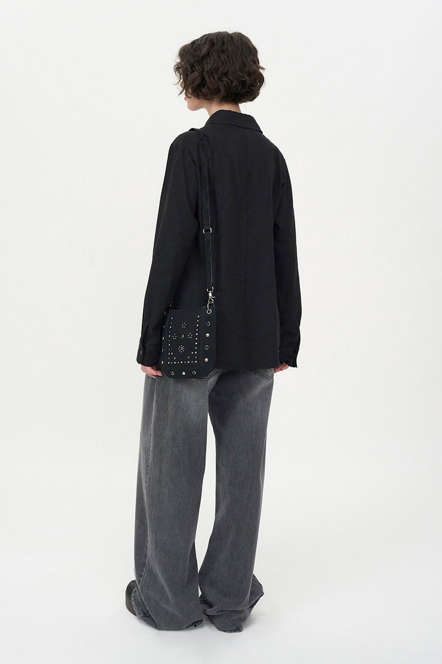Insilence - Western Stud Mini Bag (Black) product image 3 | TRAB K-Fashion Australia