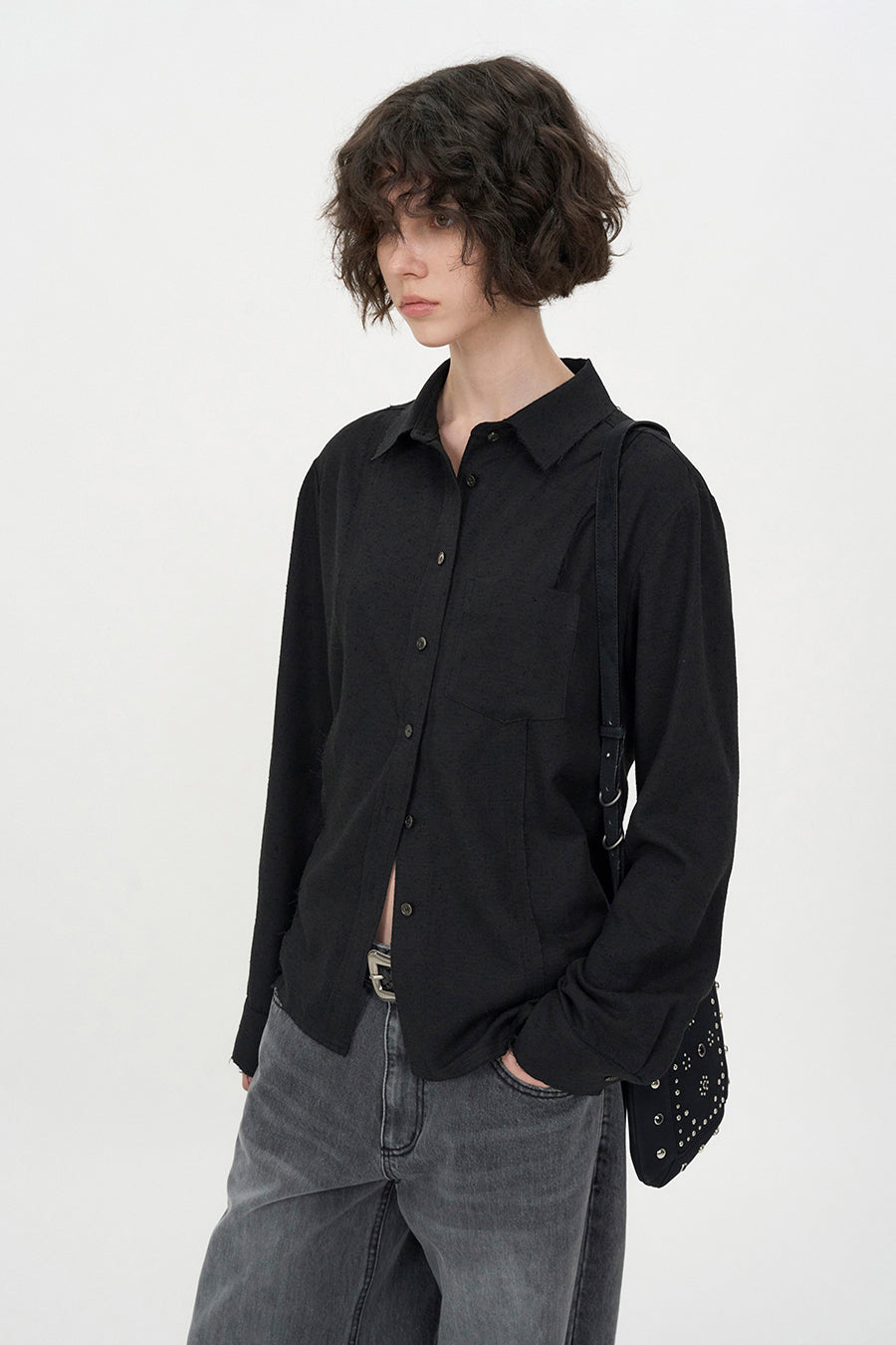 Insilence - Western Stud Mini Bag (Black) product image 5 | TRAB K-Fashion Australia