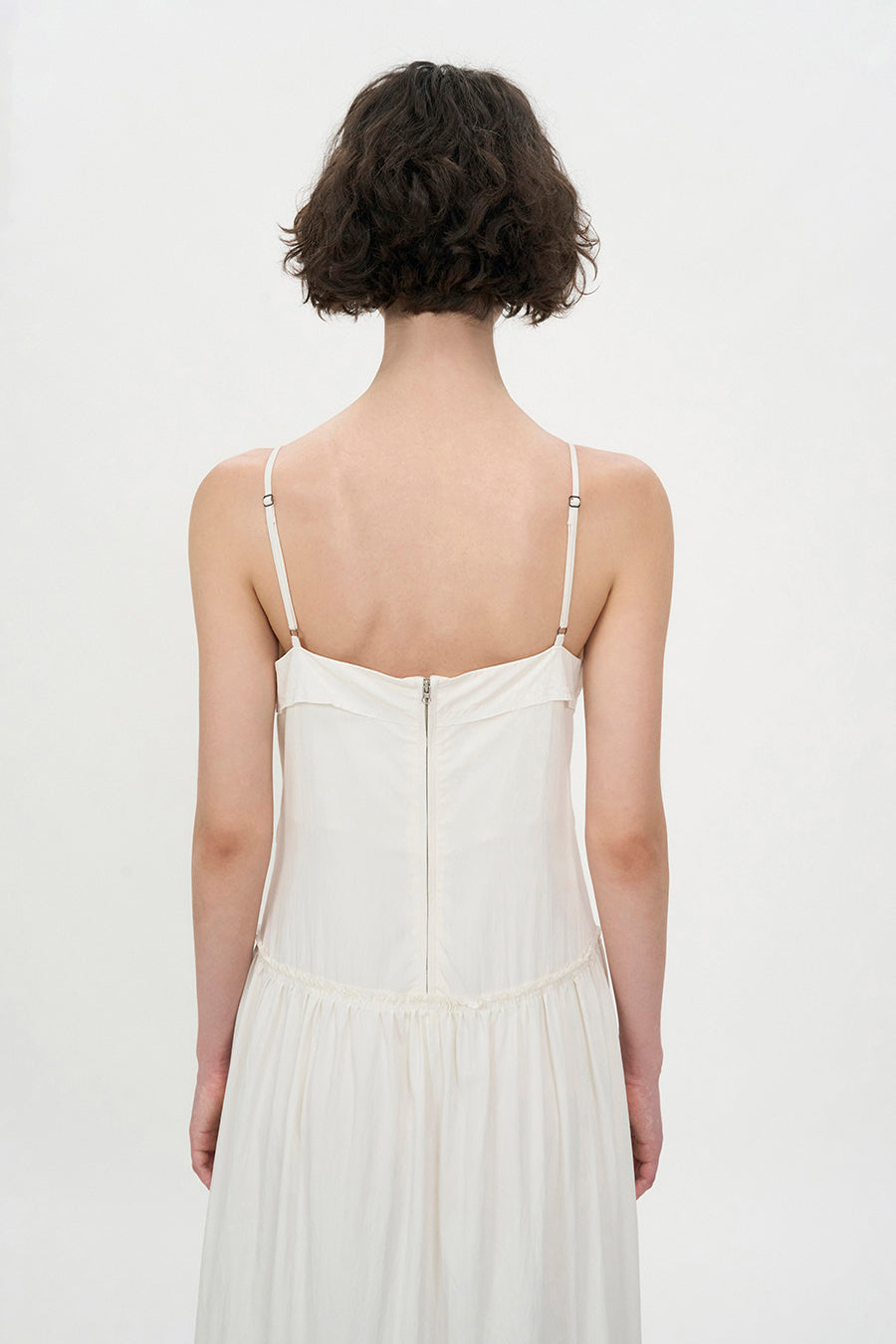 Insilence - Vintage Frill Maxi Dress (Cream) product image 4 | TRAB K-Fashion Australia