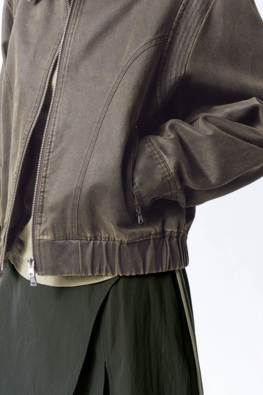 Insilence - Vintage Pigment Jumper (Brown) product image 4 | TRAB K-Fashion Australia