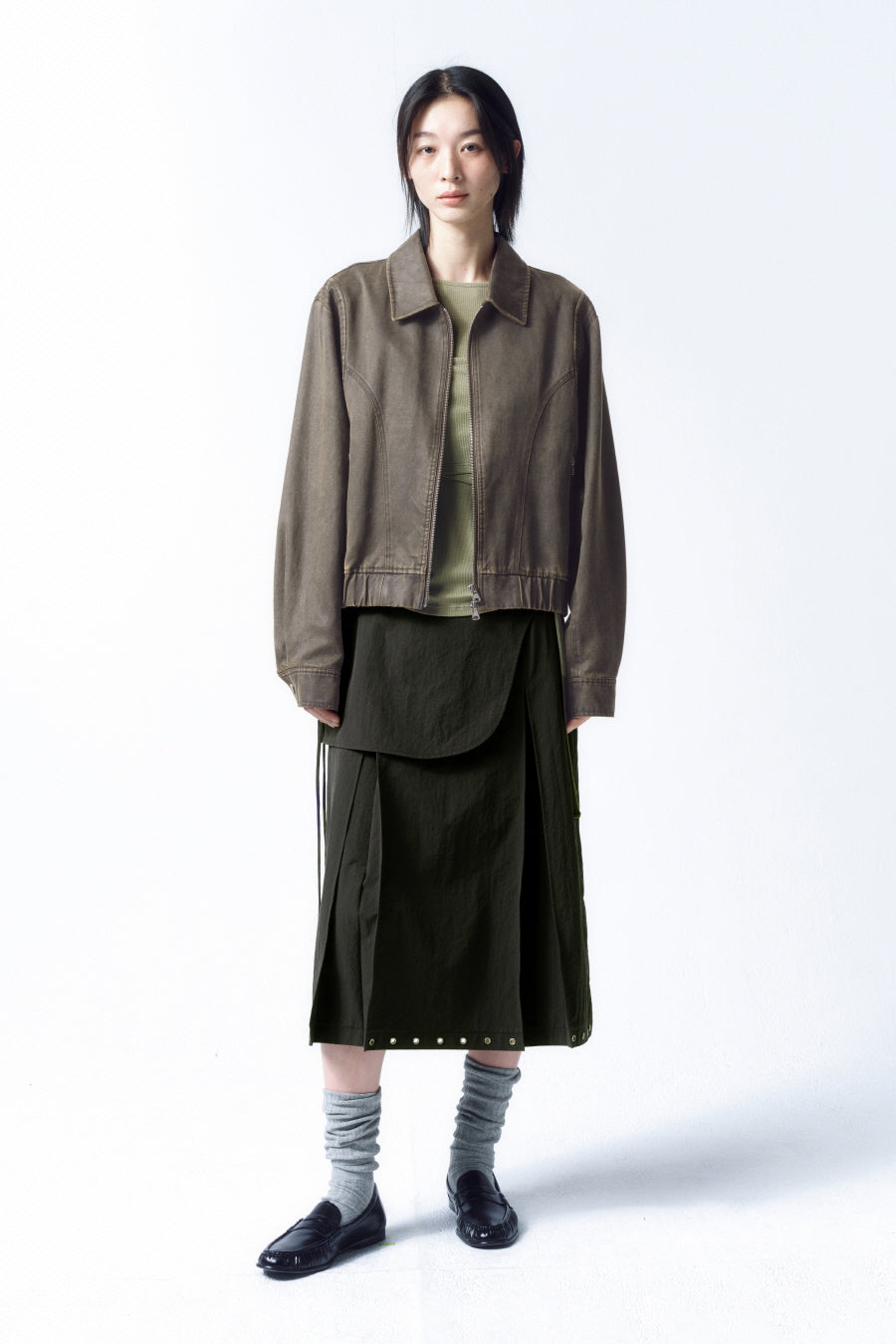 Insilence - Vintage Pigment Jumper (Brown) product image 6 | TRAB K-Fashion Australia