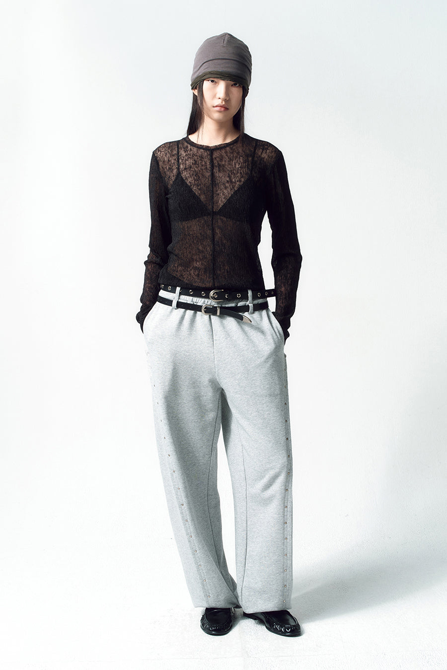 Insilence - Western Thin Belt (Black) product image 2 | TRAB K-Fashion Australia