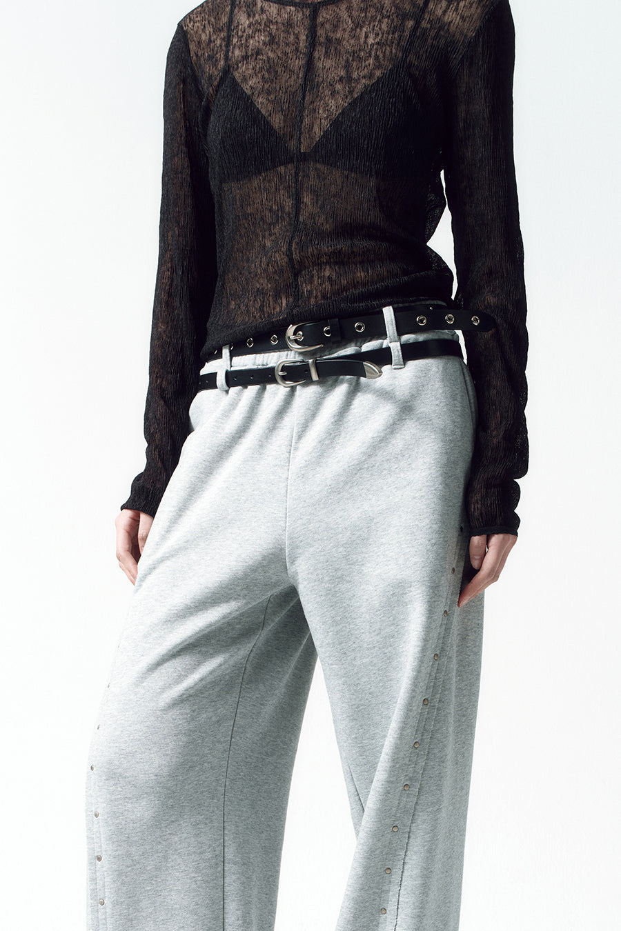 Insilence - Western Thin Belt (Black) product image 4 | TRAB K-Fashion Australia