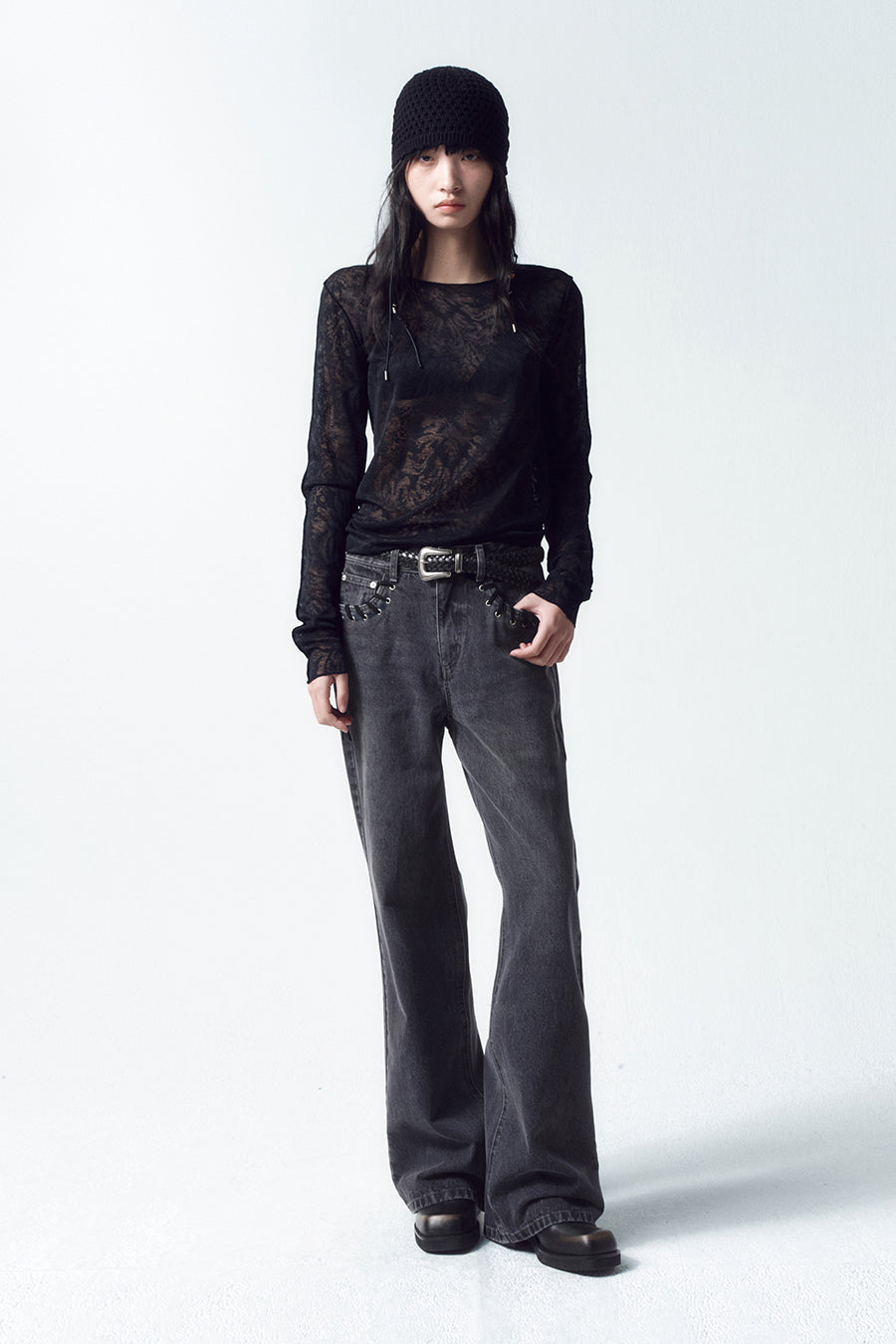 Insilence - Braid belt (Black) product image 3 | TRAB K-Fashion Australia