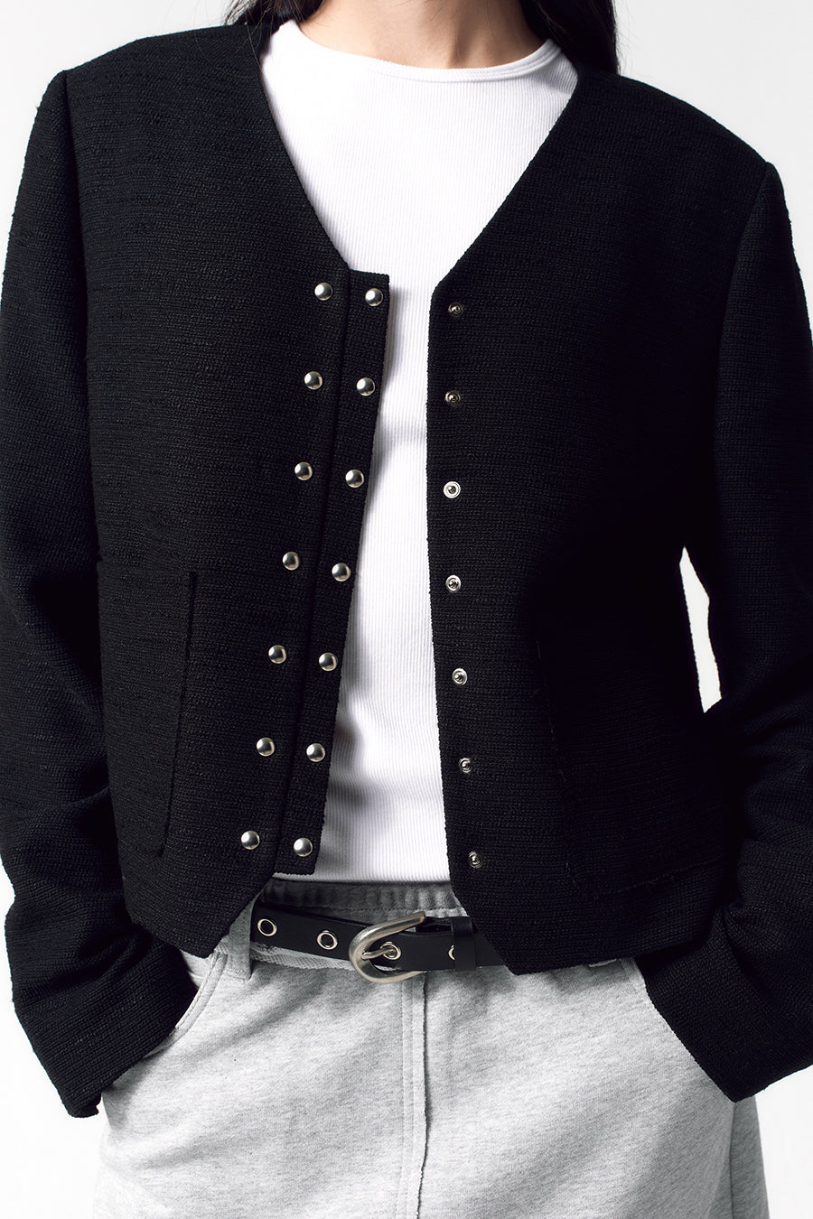 Insilence - Eyelet Belt (Black) product image 6 | TRAB K-Fashion Australia