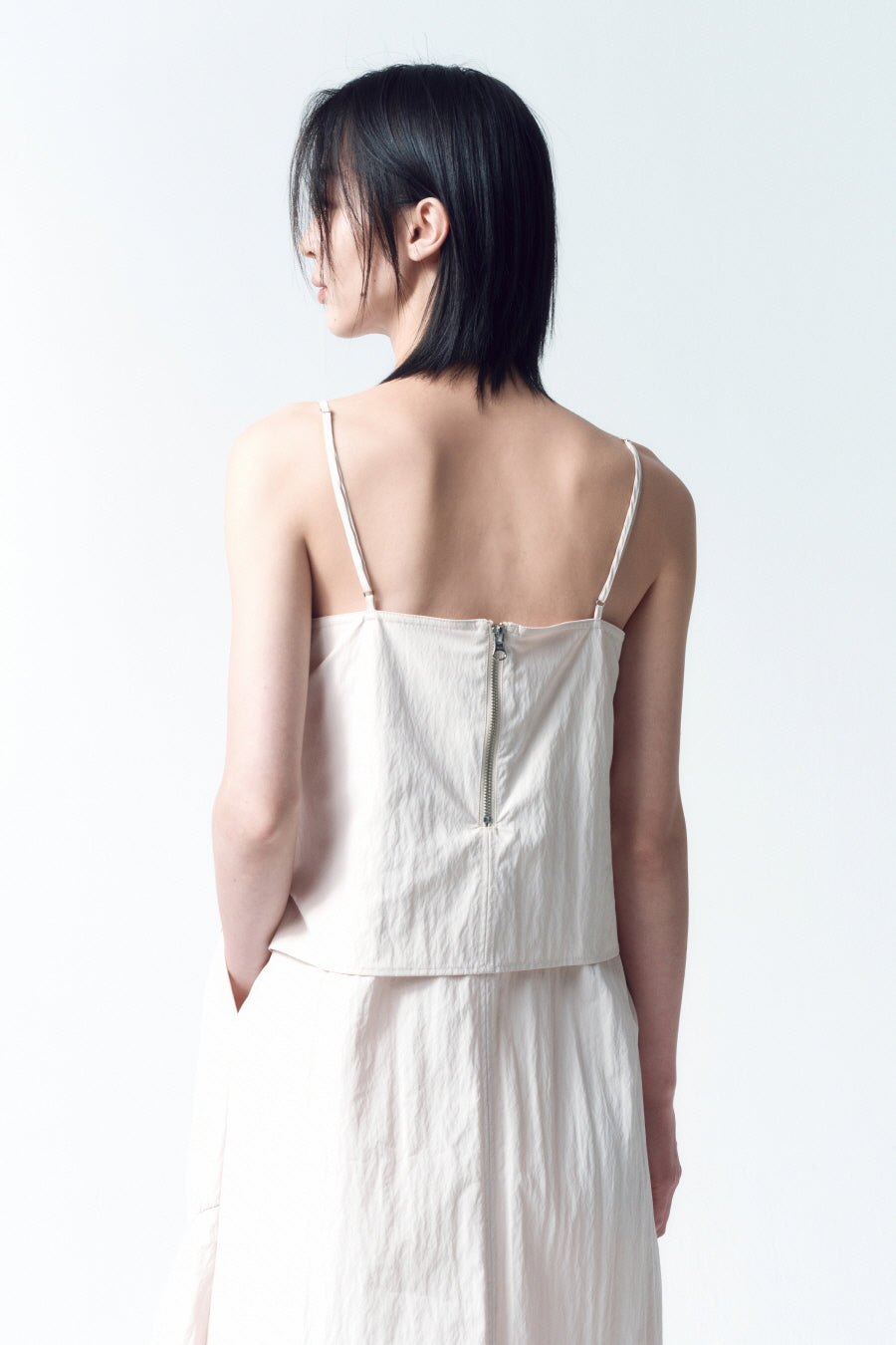 Insilence - Parachute Shirring One Piece (Cream) product image 4 | TRAB K-Fashion Australia