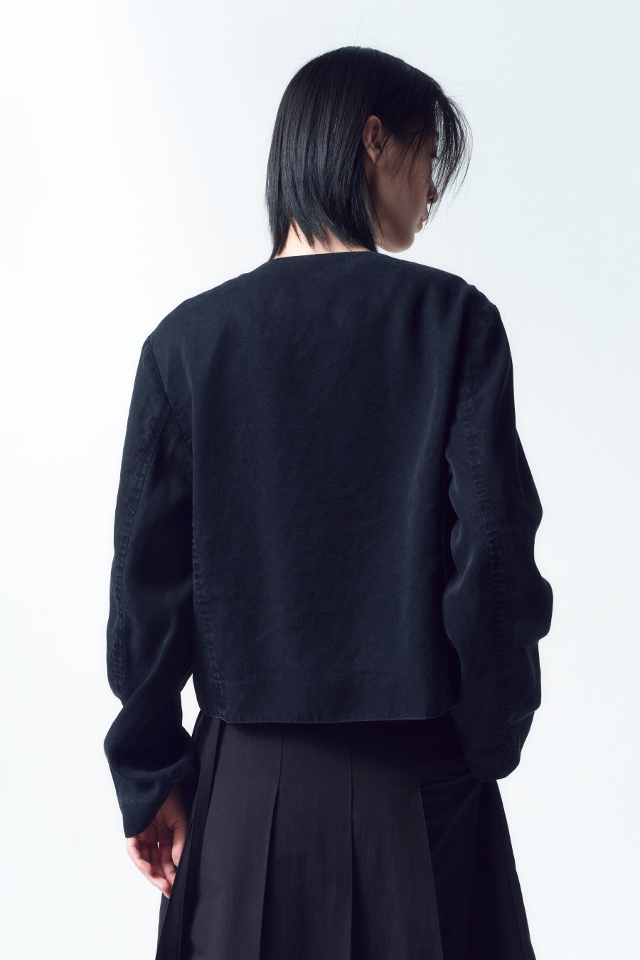 Insilence - Washed Strap Jacket (Washed Black) product image 5 | TRAB K-Fashion Australia