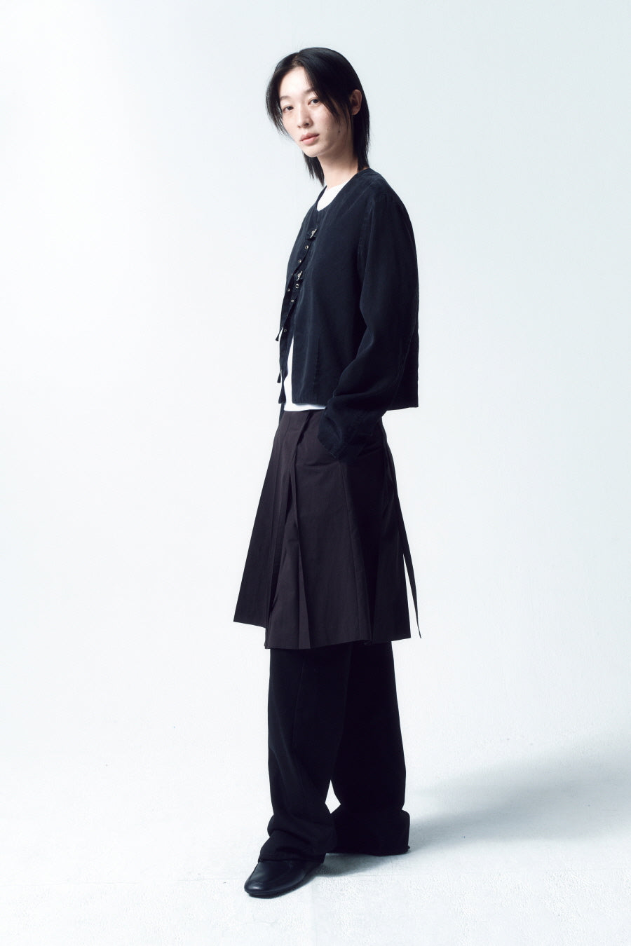Insilence - Washed Strap Jacket (Washed Black) product image 7 | TRAB K-Fashion Australia