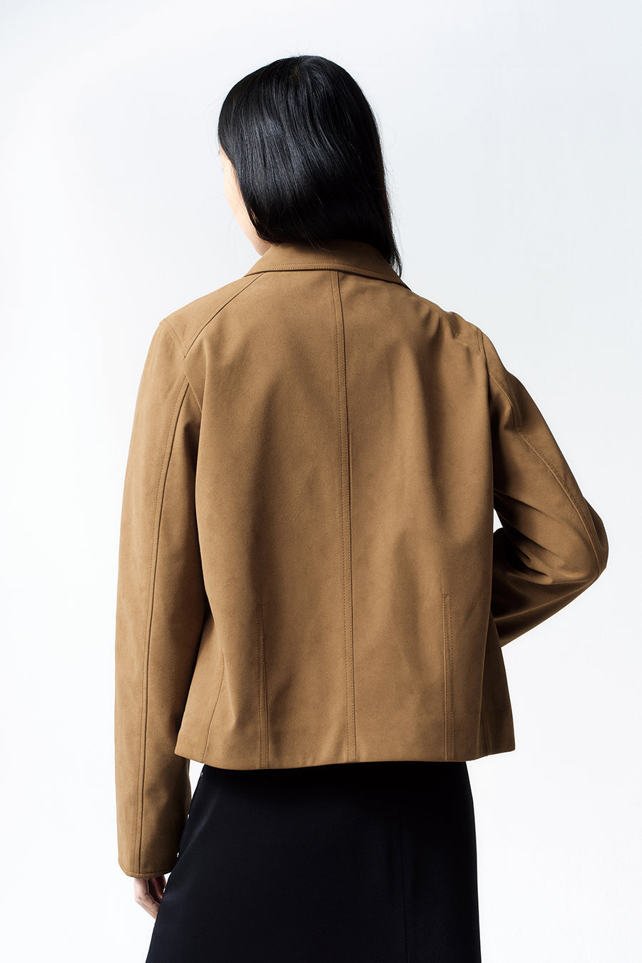 Insilence - Vintage Faux Suede Jacket (Camel) product image 2 | TRAB K-Fashion Australia