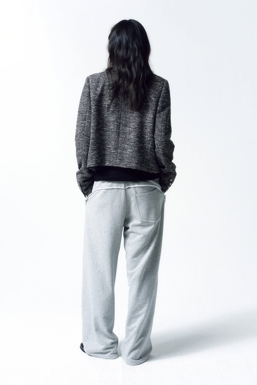 Insilence - Snap Detail Tweed Jacket (Multi) product image 4 | TRAB K-Fashion Australia