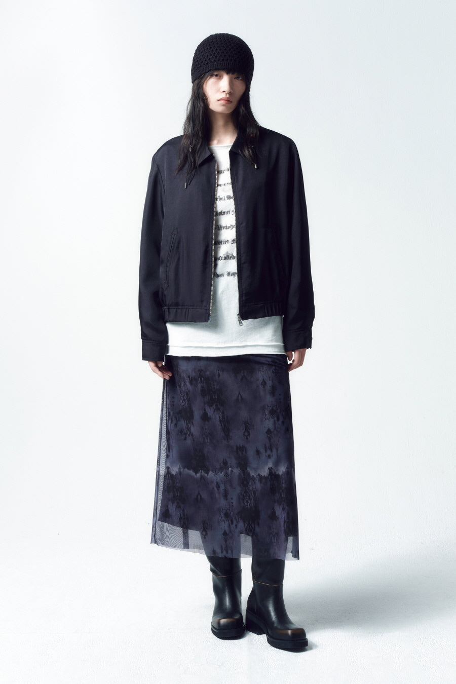 Insilence - Minimal Satin Jumper (Black) product image 6 | TRAB K-Fashion Australia