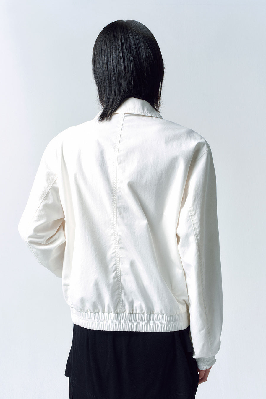 Insilence - Washed Cotton Studded Jumper (White) product image 6 | TRAB K-Fashion Australia