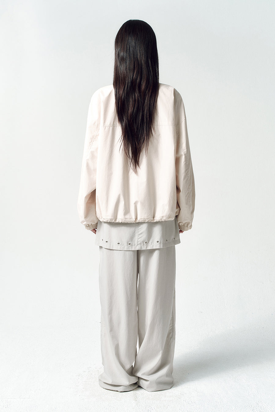 Insilence - Chintz Oversized Jumper (Ash Ivory) product image 6 | TRAB K-Fashion Australia