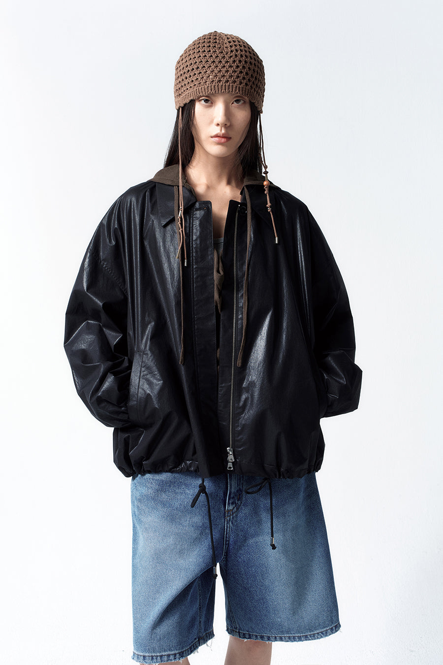 Insilence - Chintz Oversized Jumper (Black) product image 6 | TRAB K-Fashion Australia