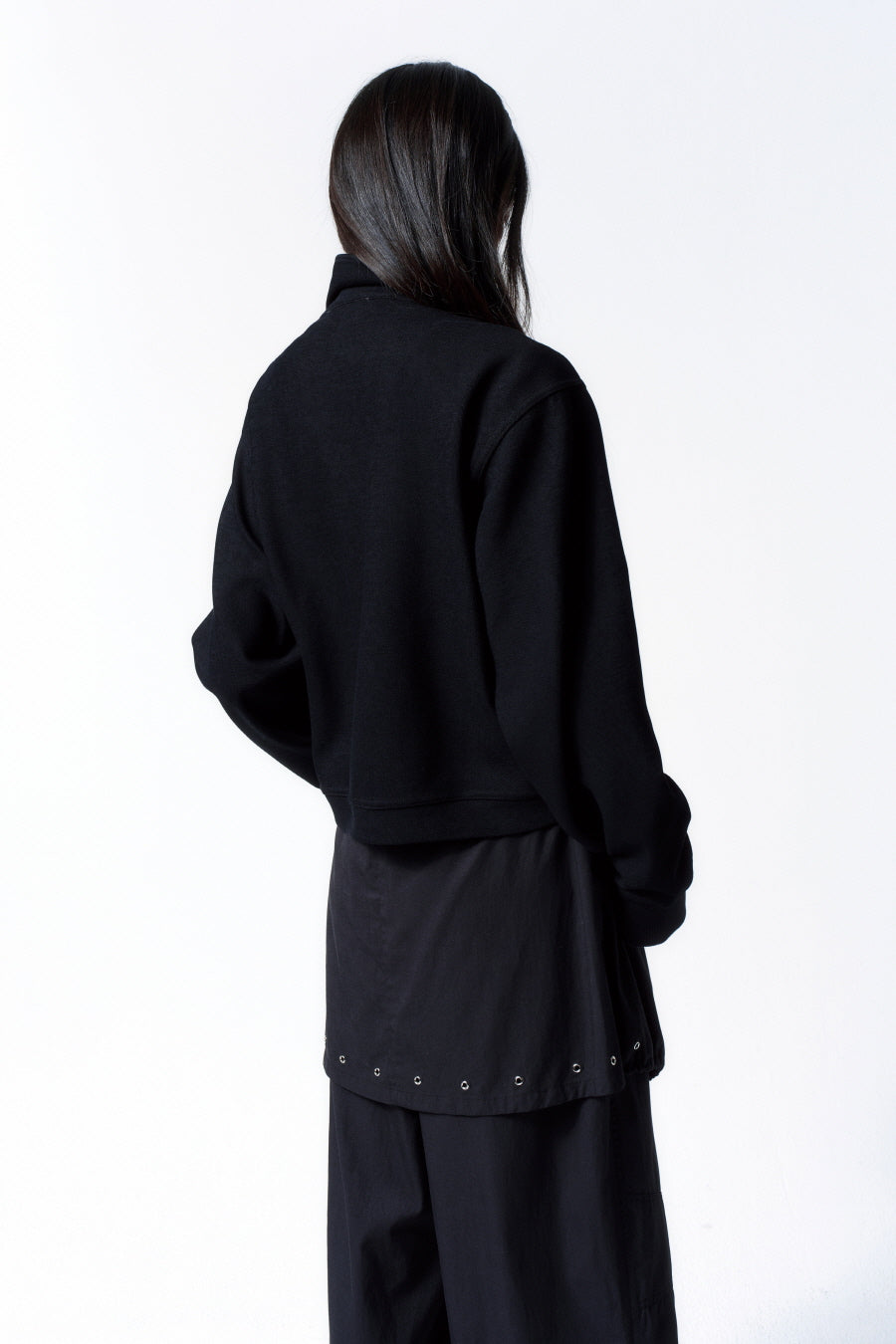 Insilence - Soft Snap Jumper (Black) product image 4 | TRAB K-Fashion Australia