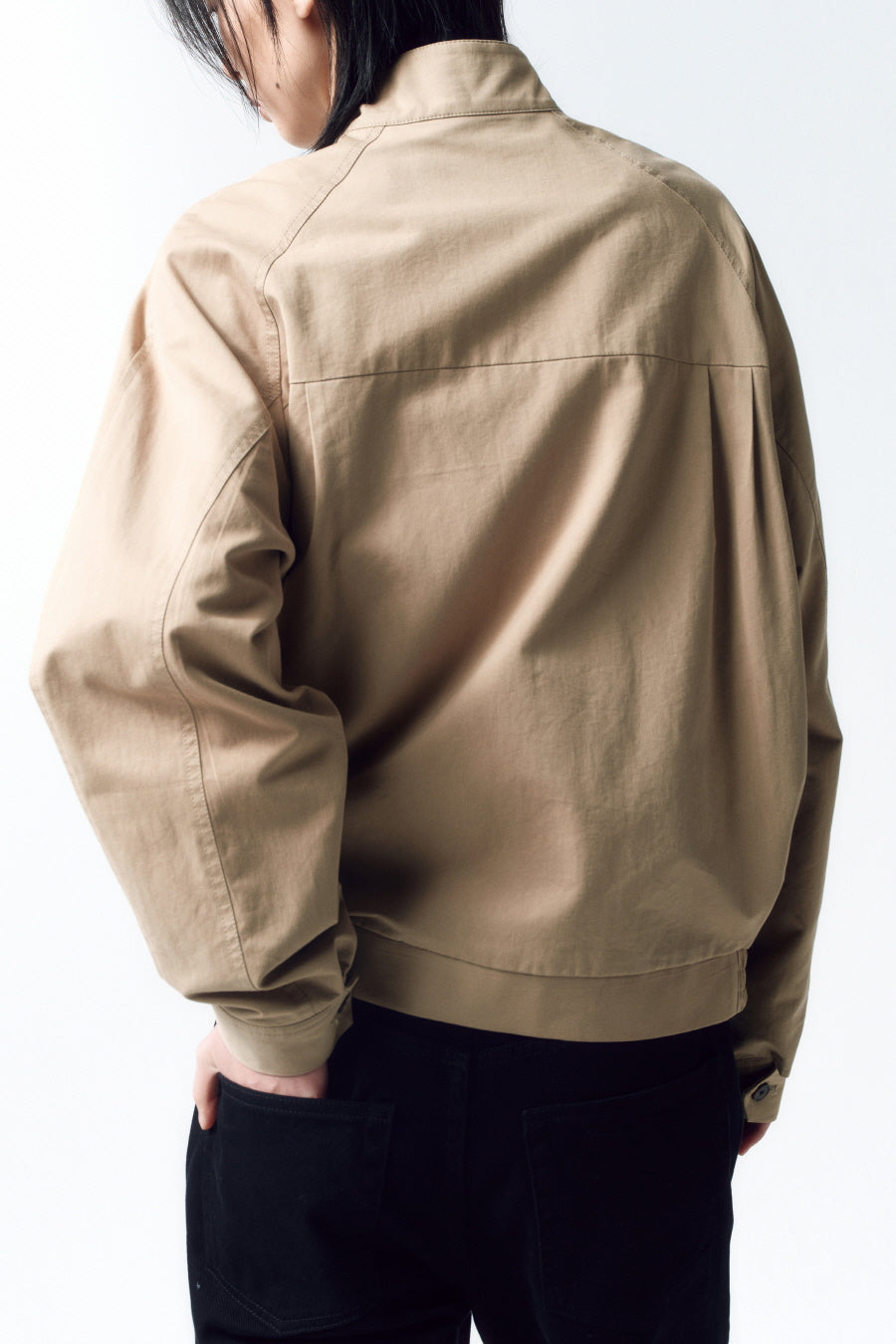 Insilence - Vintage Harrington Jumper (Beige) product image 4 | TRAB K-Fashion Australia