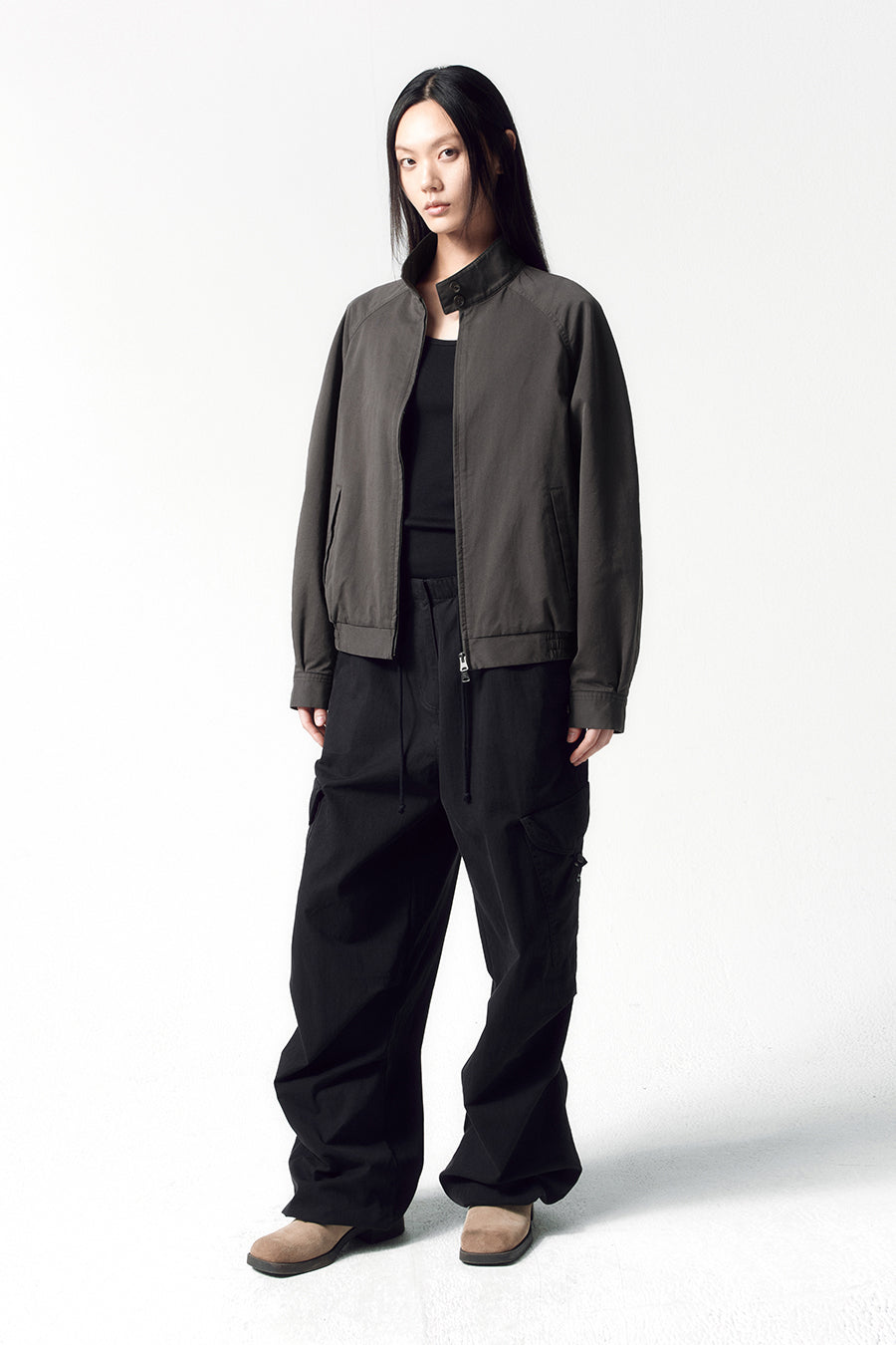Insilence - Washed Flight Cargo Pants (Black) product image 7 | TRAB K-Fashion Australia