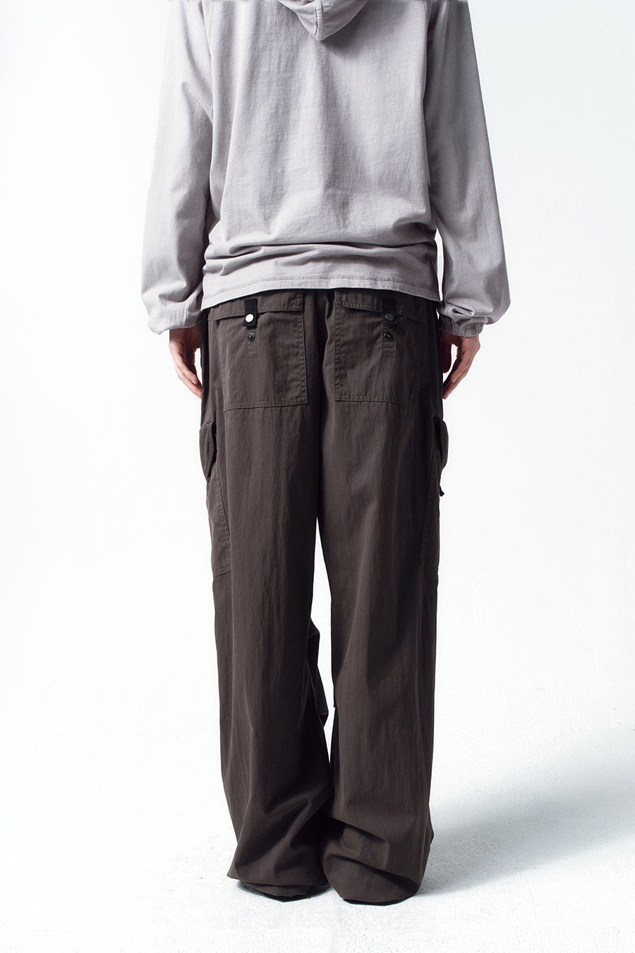 Insilence - Washed Flight Cargo Pants (Brown) product image 4 | TRAB K-Fashion Australia