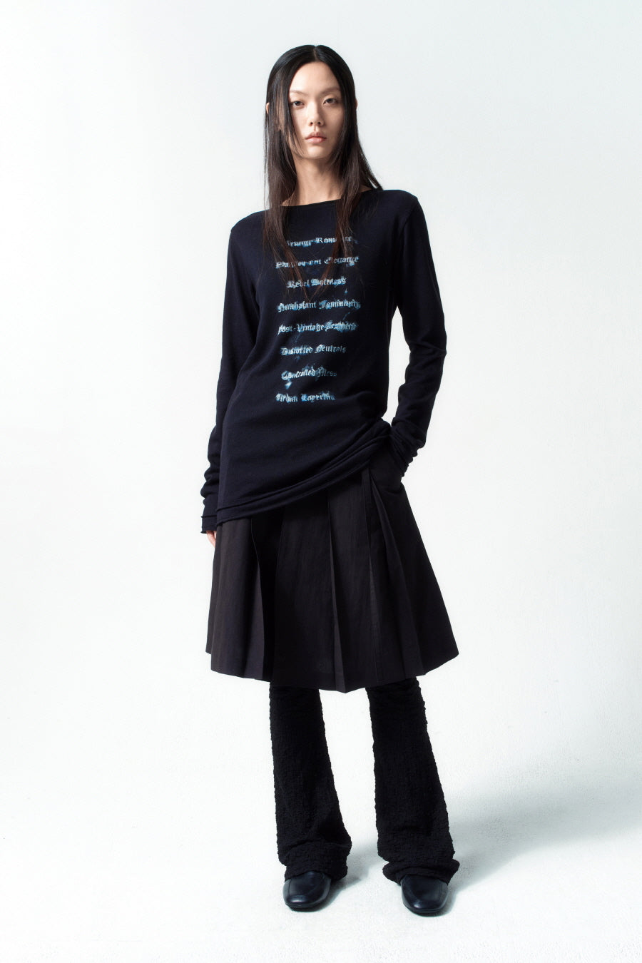 Insilence - Flare Fit Lace Pants (Black) product image 8 | TRAB K-Fashion Australia