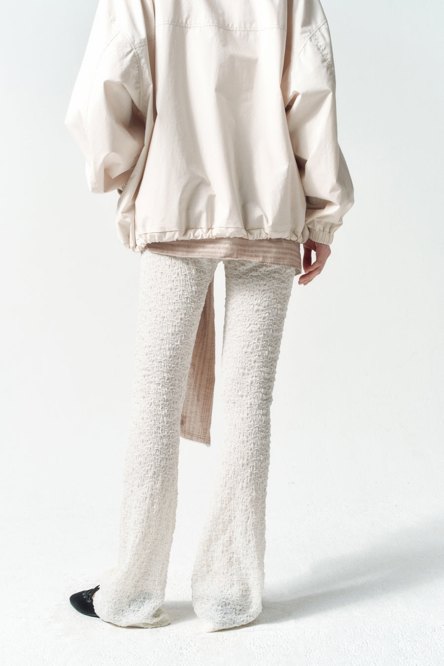 Insilence - Flare Fit Lace Pants (Ivory) product image 4 | TRAB K-Fashion Australia