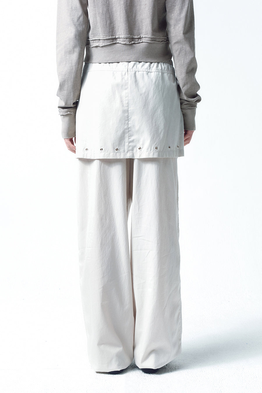 Insilence - Layered Parachute Pants (Ash Grey) product image 4 | TRAB K-Fashion Australia