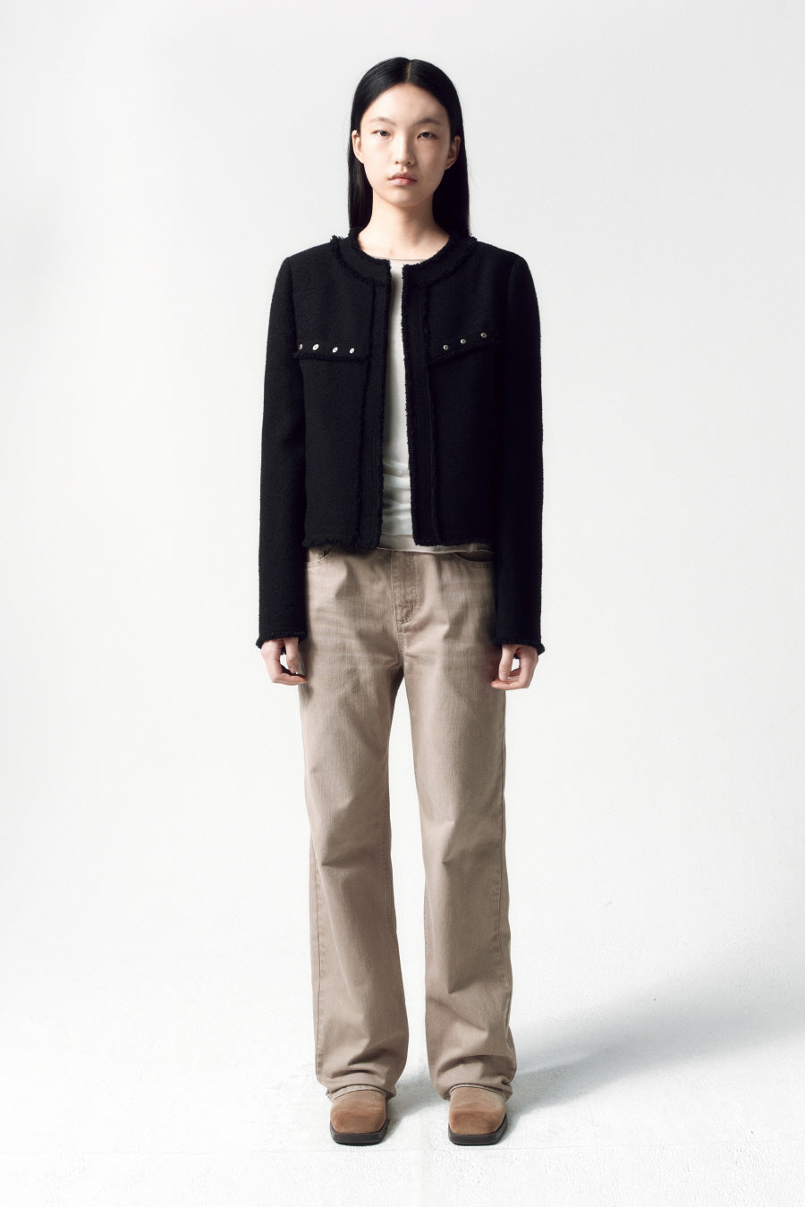 Insilence - Soft Color Denim (Beige) product image 5 | TRAB K-Fashion Australia