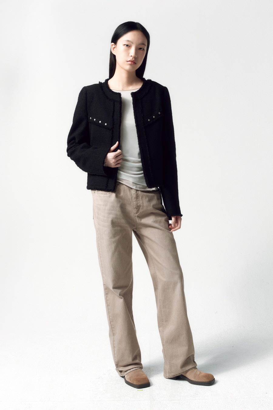 Insilence - Soft Color Denim (Beige) product image 6 | TRAB K-Fashion Australia