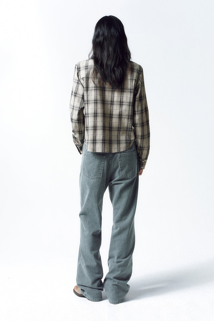 Insilence - Curved Cation Denim (Blue Grey) product image 2 | TRAB K-Fashion Australia