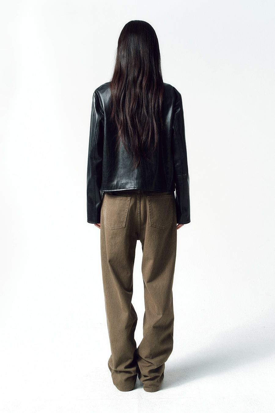 Insilence - Curved Cation Denim (Khaki) product image 4 | TRAB K-Fashion Australia
