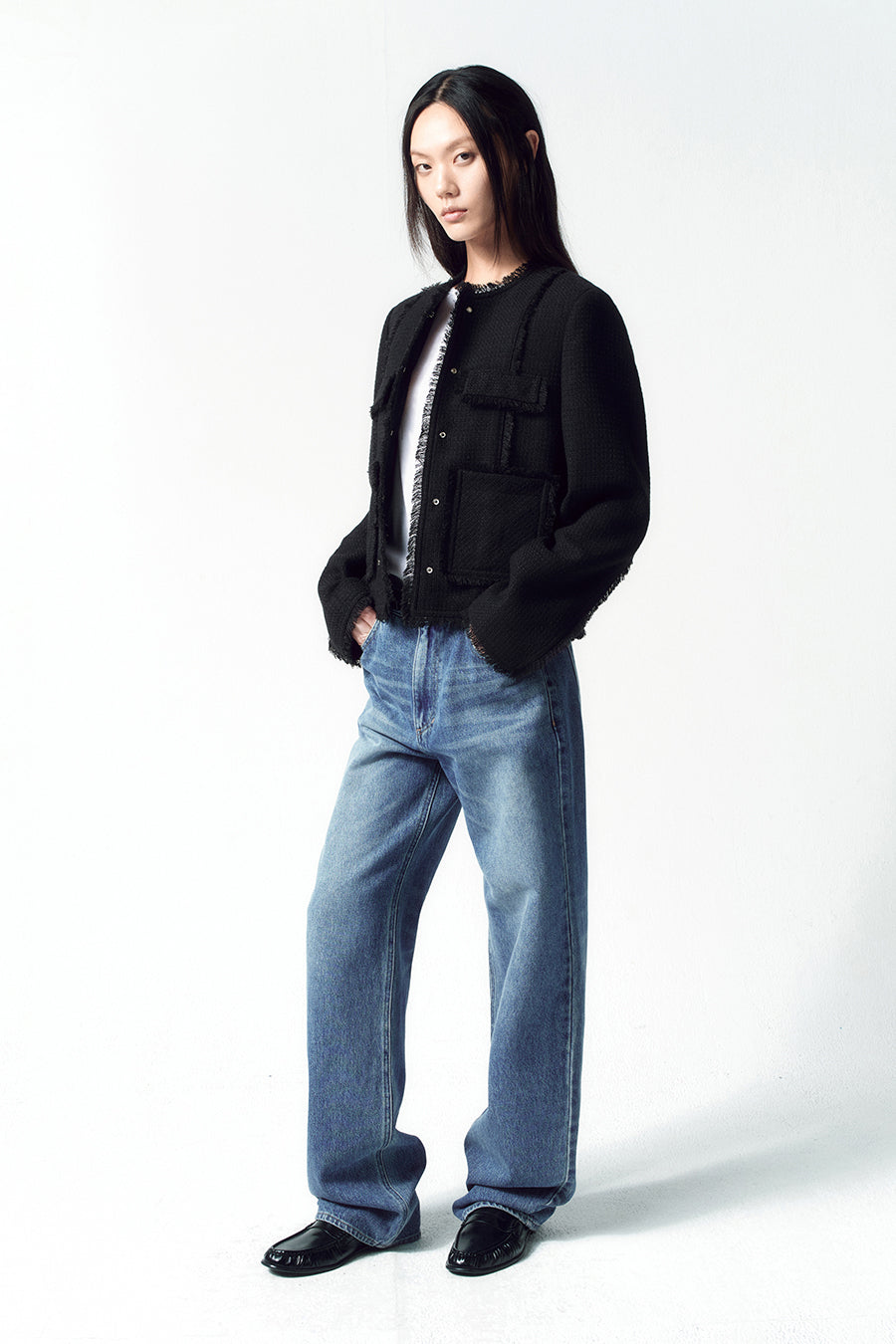 Insilence - Classic Washed Denim (Blue) product image 3 | TRAB K-Fashion Australia