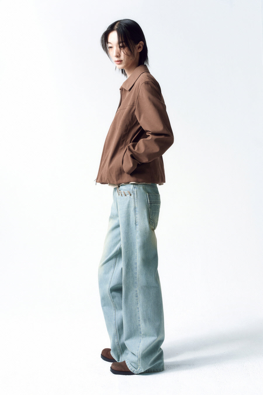 Insilence - Western Semi Bootcut (Ash Blue) product image 8 | TRAB K-Fashion Australia