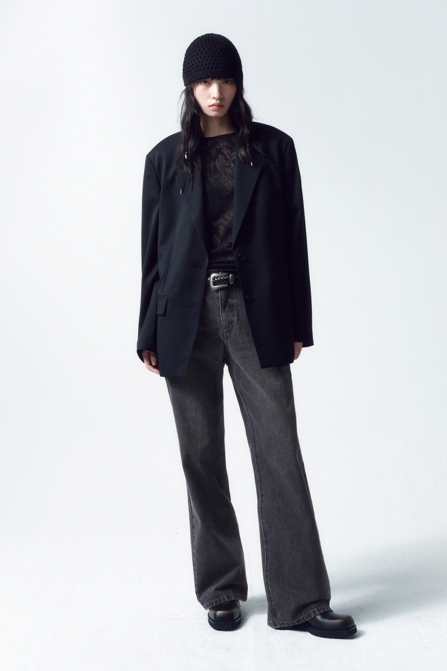 Insilence - Western Semi Bootcut (Black) product image 8 | TRAB K-Fashion Australia
