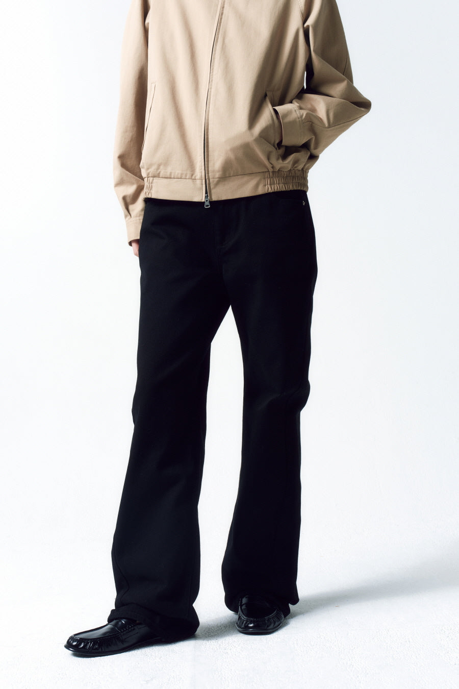 Insilence - Straight Fit Denim (Black) product image 2 | TRAB K-Fashion Australia