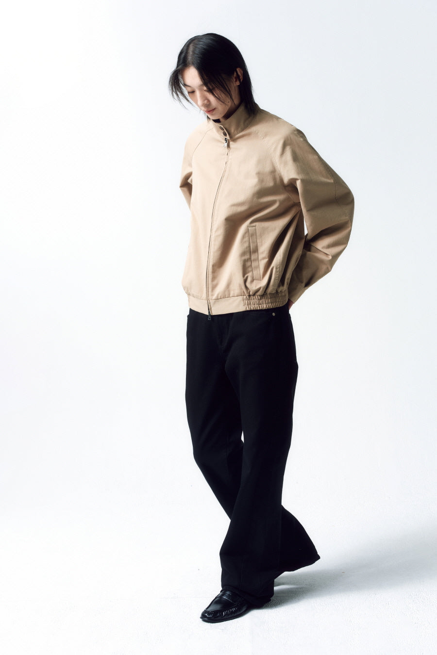 Insilence - Straight Fit Denim (Black) product image 3 | TRAB K-Fashion Australia