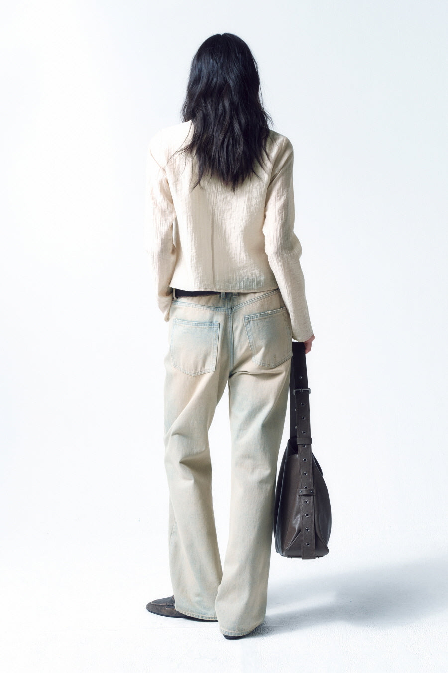 Insilence - Straight Fit Denim (Ash Blue) product image 5 | TRAB K-Fashion Australia
