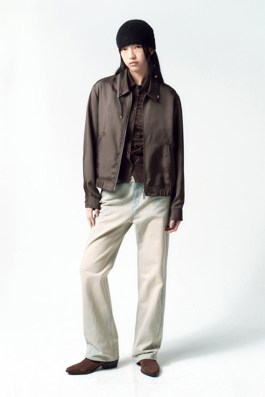 Insilence - Straight Fit Denim (Ash Blue) product image 8 | TRAB K-Fashion Australia