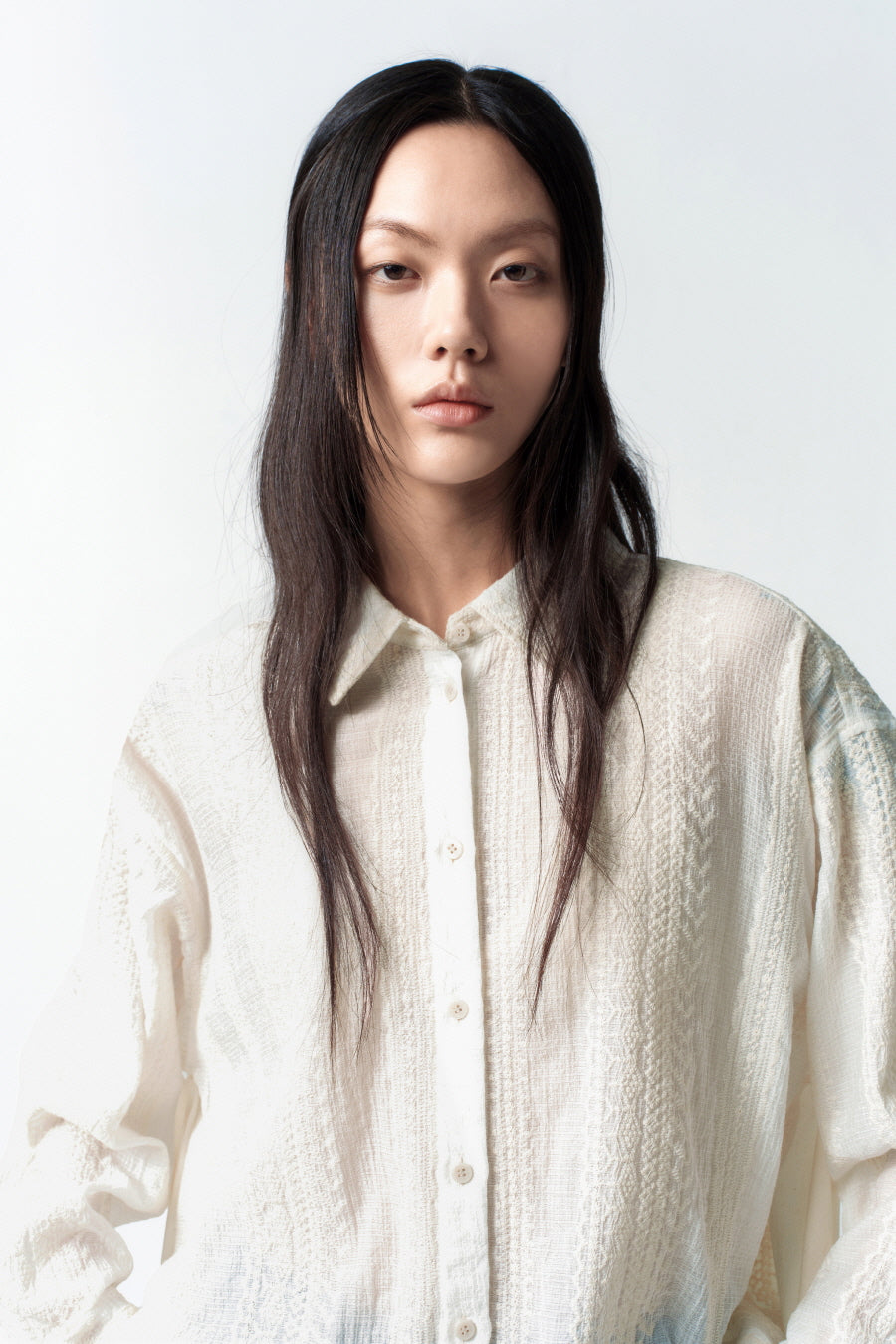 Insilence - Lace Tide Shirt (Ivory) product image 2 | TRAB K-Fashion Australia