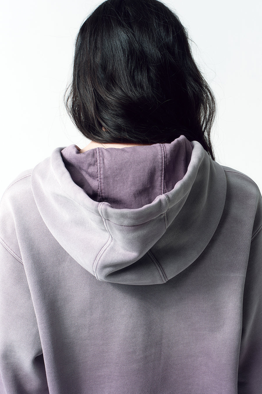 Insilence - Washed Color Soft Hoodie (Purple) product image 5 | TRAB K-Fashion Australia