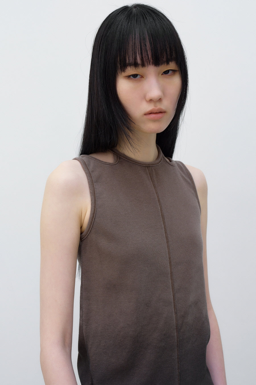 Insilence - Gradation Strap Sleeveless (Brown) product image 4 | TRAB K-Fashion Australia