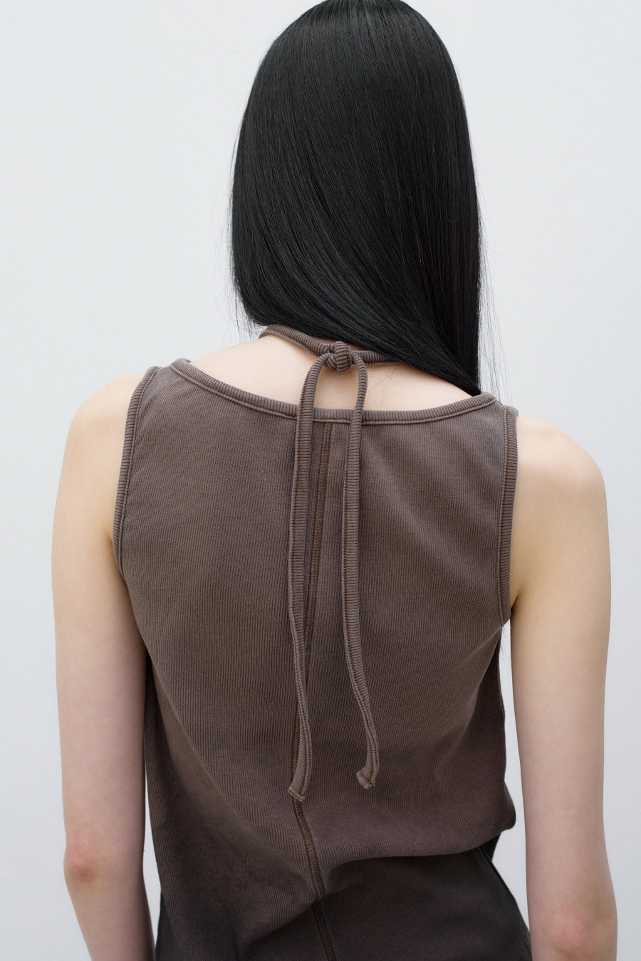 Insilence - Gradation Strap Sleeveless (Brown) product image 6 | TRAB K-Fashion Australia