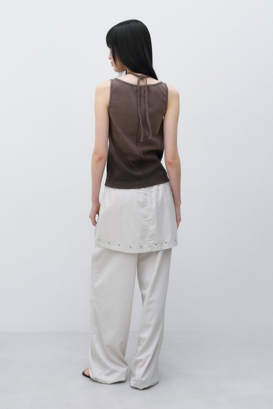 Insilence - Gradation Strap Sleeveless (Brown) product image 7 | TRAB K-Fashion Australia
