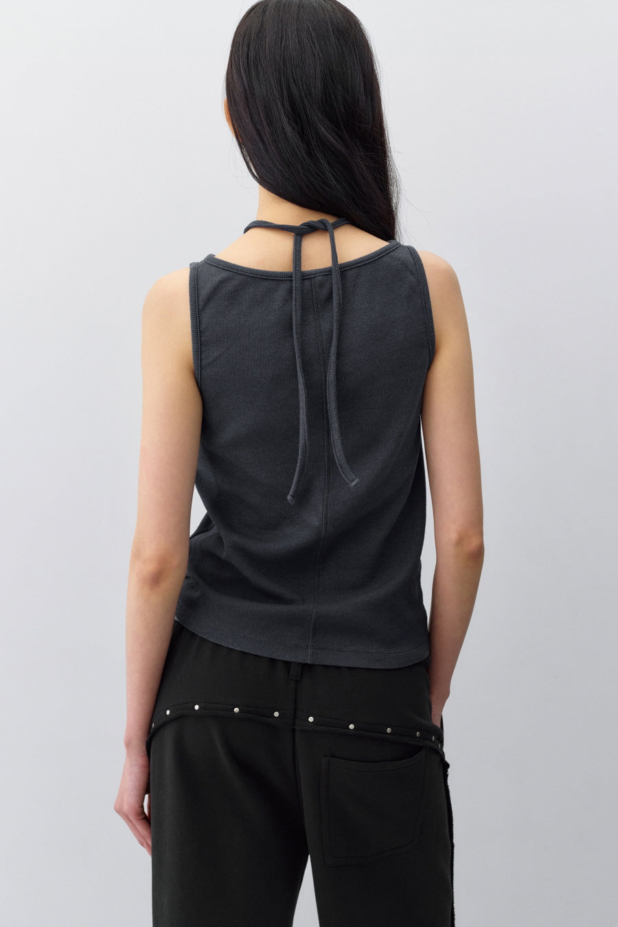 Insilence - Gradient Strap Sleeveless (Charcoal) product image 4 | TRAB K-Fashion Australia