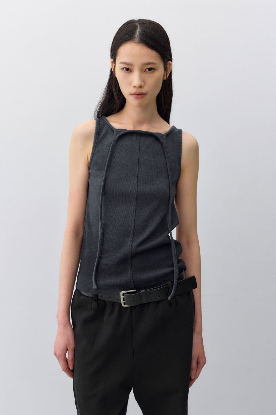 Insilence - Gradient Strap Sleeveless (Charcoal) product image 6 | TRAB K-Fashion Australia
