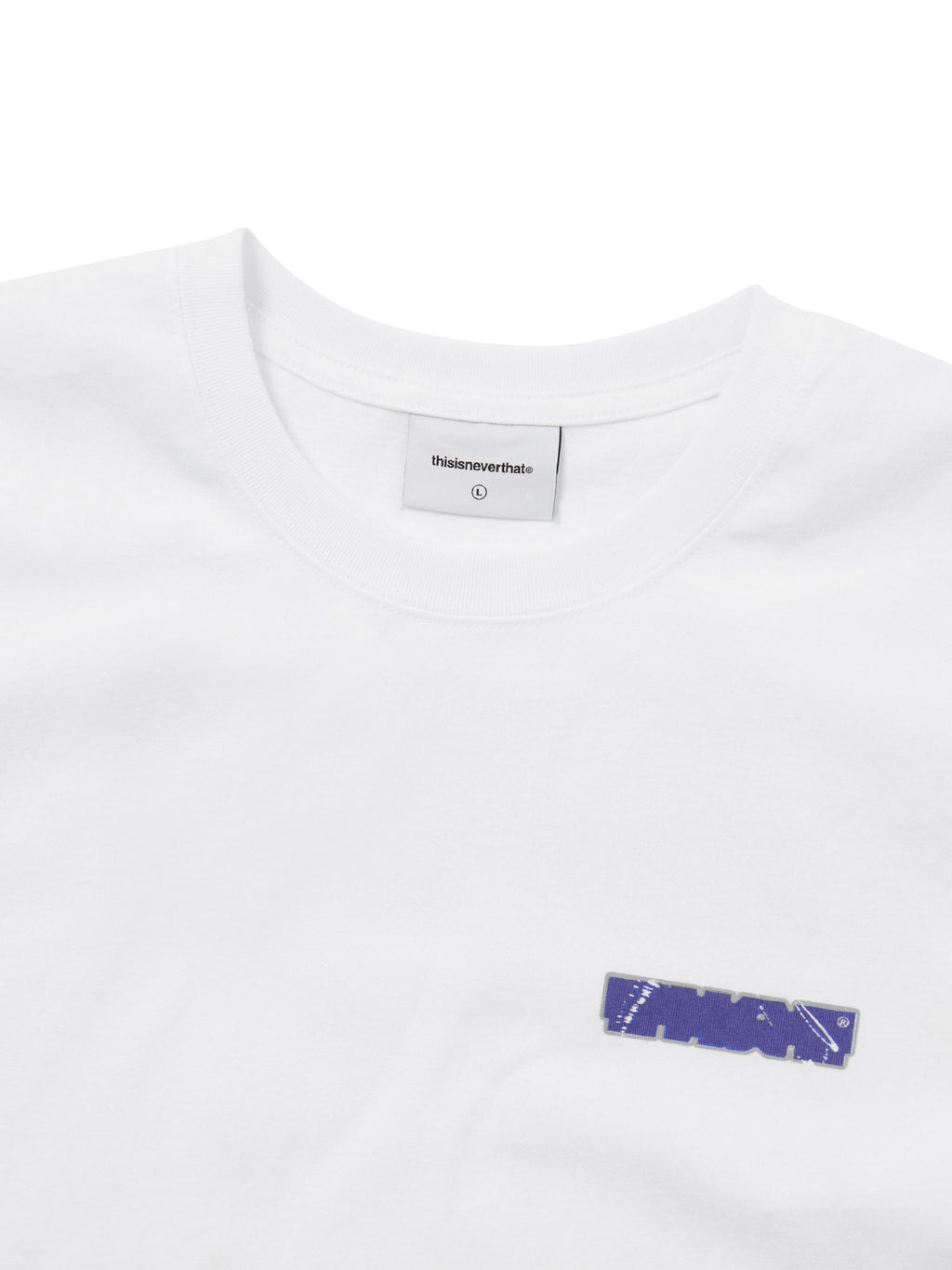thisisneverthat - Ink Trail Tee (White) product image 2 | TRAB K-Fashion Australia