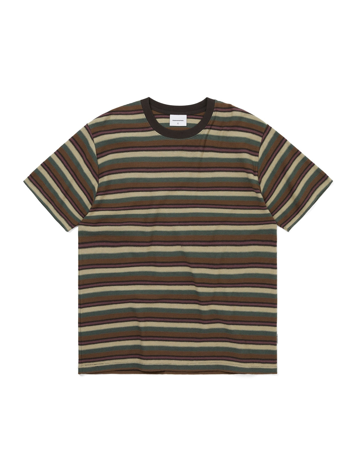 thisisneverthat - Inside Out Striped Tee (Dusty Pink) product image 1 | TRAB K-Fashion Australia