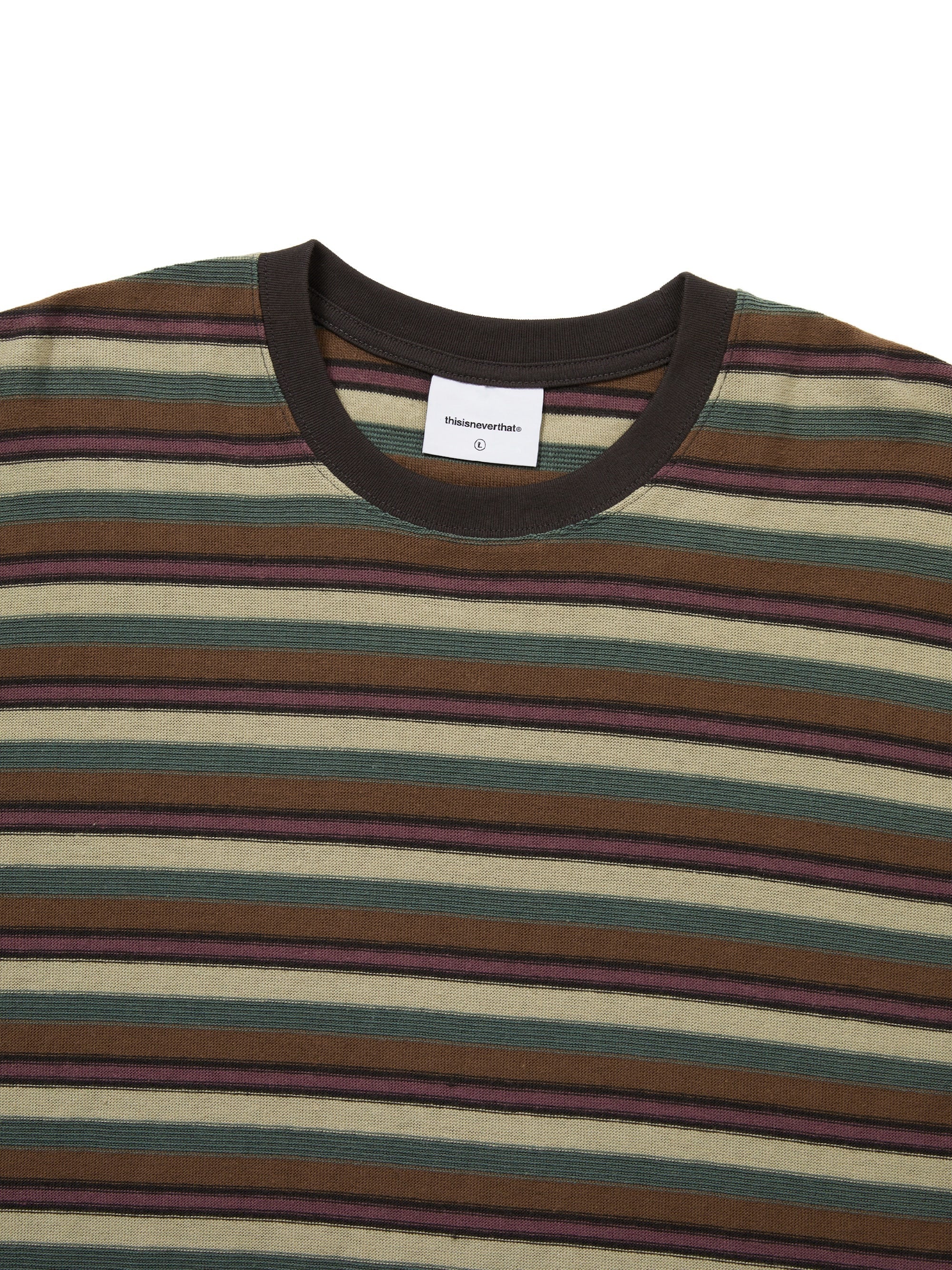 thisisneverthat - Inside Out Striped Tee (Dusty Pink) product image 2 | TRAB K-Fashion Australia