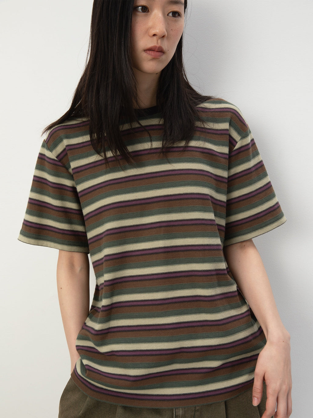 thisisneverthat - Inside Out Striped Tee (Dusty Pink) product image 4 | TRAB K-Fashion Australia