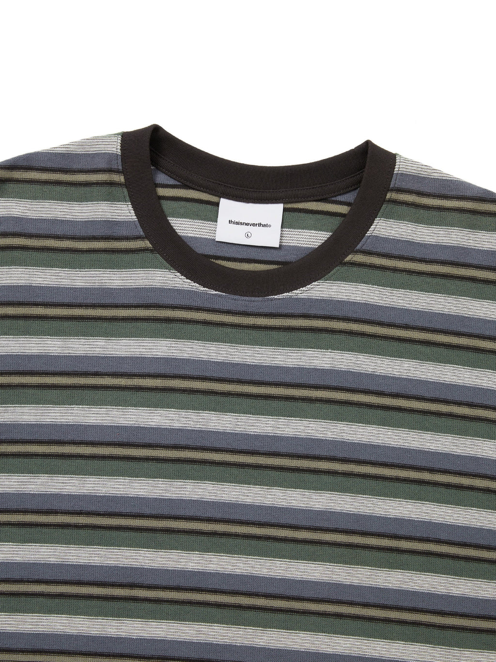 thisisneverthat - Inside Out Striped Tee (Dusty Ivory) product image 2 | TRAB K-Fashion Australia