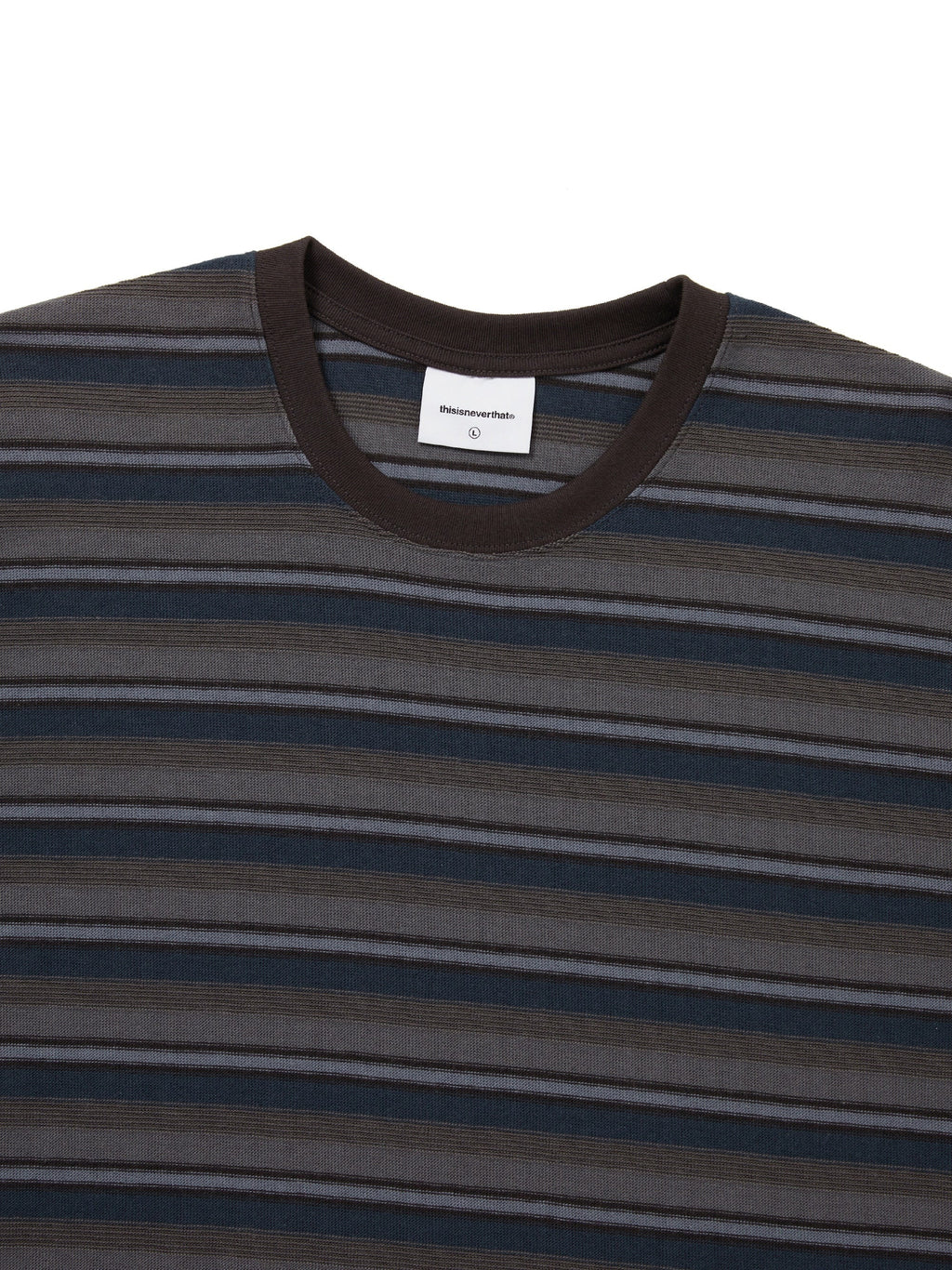 thisisneverthat - Inside Out Striped Tee (Navy) product image 2 | TRAB K-Fashion Australia