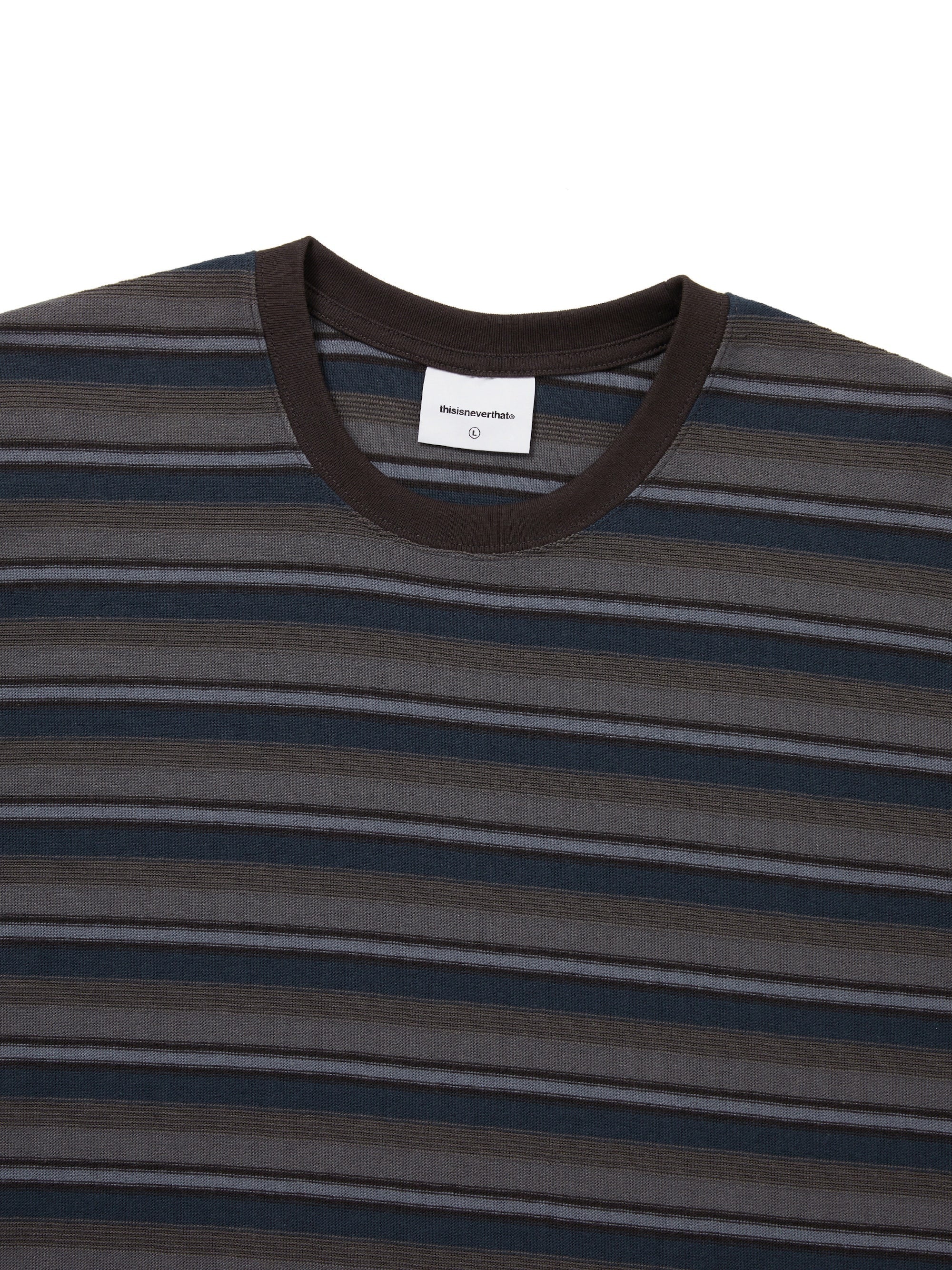 thisisneverthat - Inside Out Striped Tee (Navy) product image 2 | TRAB K-Fashion Australia